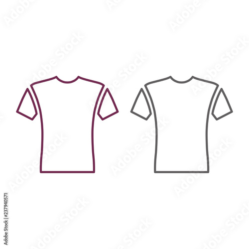 Short sleeve t-shirt icon
