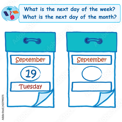 Logical task. What is the next day of the week?