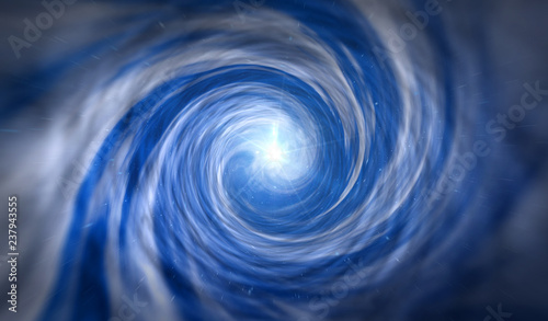 Time tunnel abstract concept