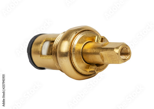 Brass faucet parts cartridge for water valve