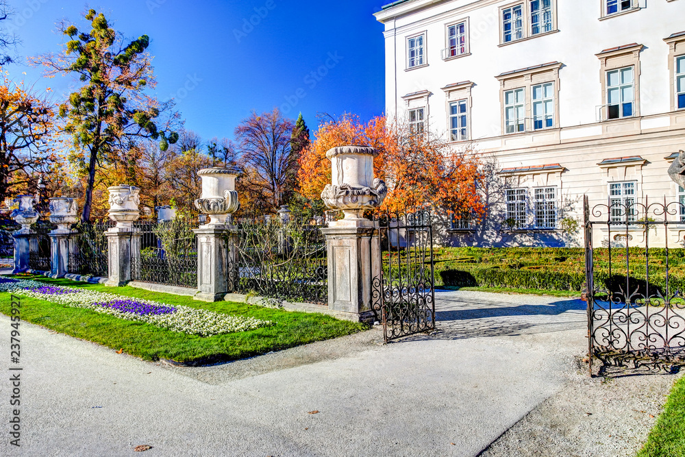 Mirabellgarten in Salzburg Austria