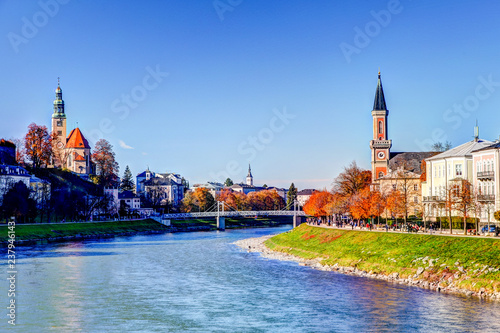 Cityscape of Salzburg Austria