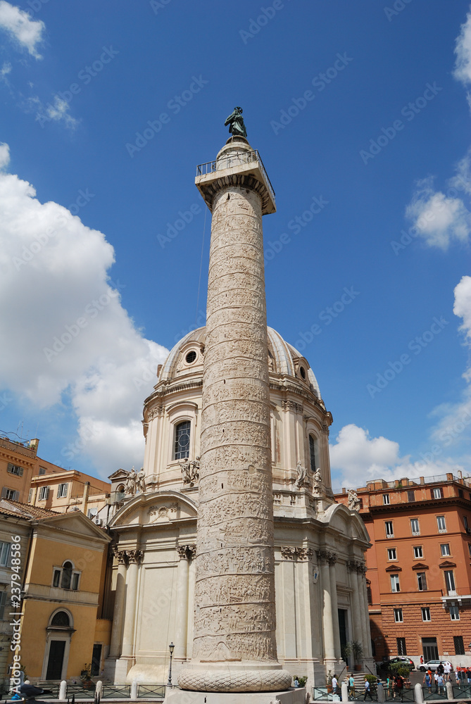 Forum Traianum in Rome, Italy