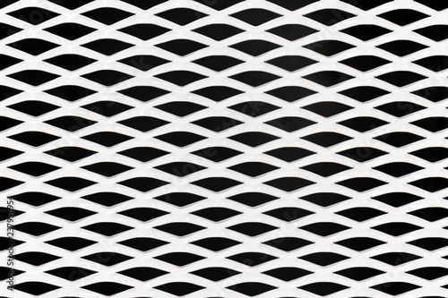 White metal grid abstract texture background