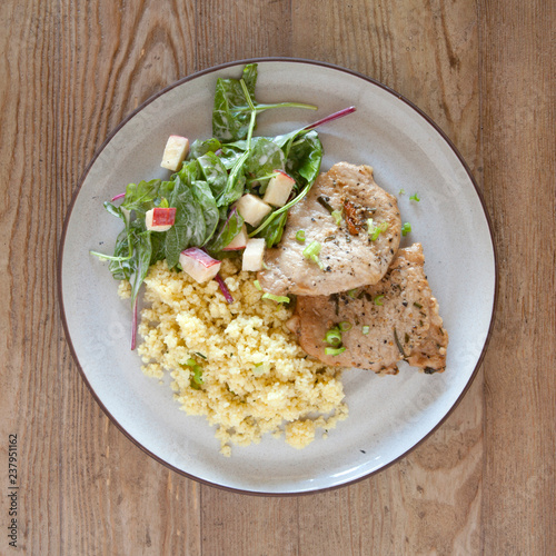 Maple Glazed Pork with Appl...
