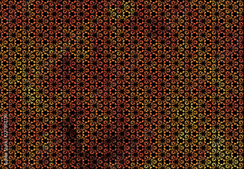 background of gold jewelry grid on a black background
