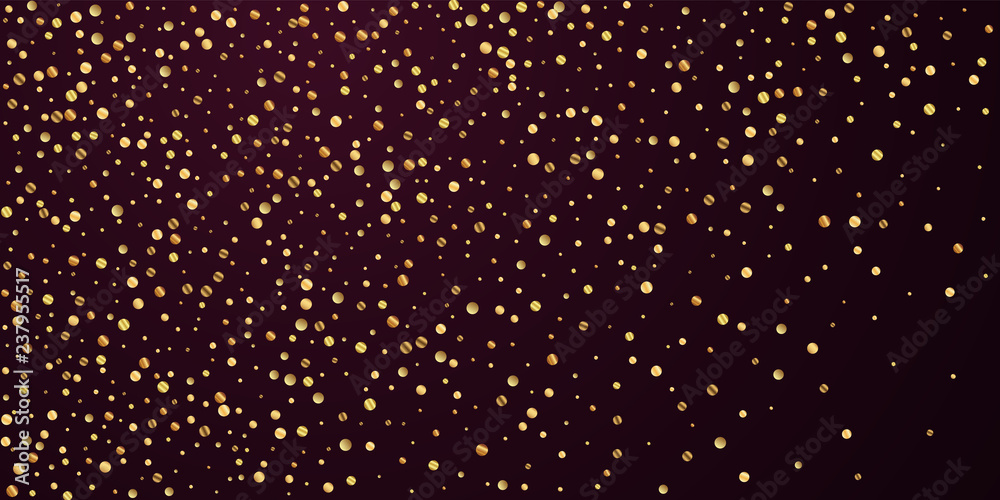 Sparse gold confetti luxury sparkling confetti. Sc