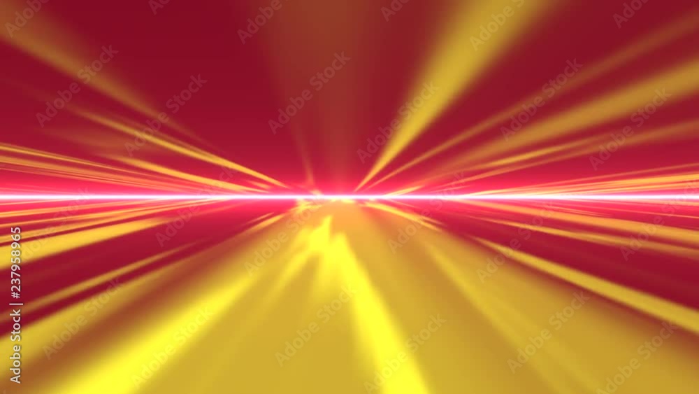 Travelling through the red Northern lights, space technology, title sequence concept