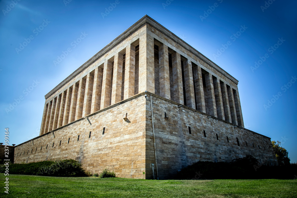 Ataturk Mausoleum, Landscape from the back side of Anıtkabir 