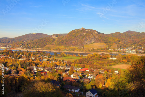 Das Siebengebirge im Herbst  Deutschland
