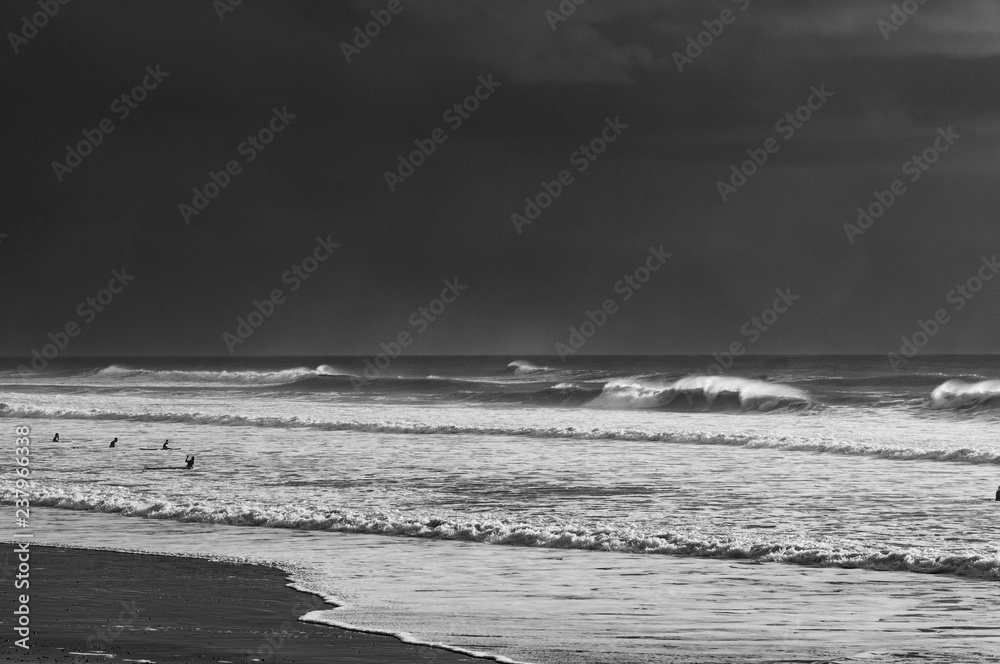 Surfer Schwarzweiß Surfer Schwarzweiß