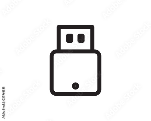 flash disk line icon illustration vector,flash disk icon illustration,flash disk icon website icon illustration vector