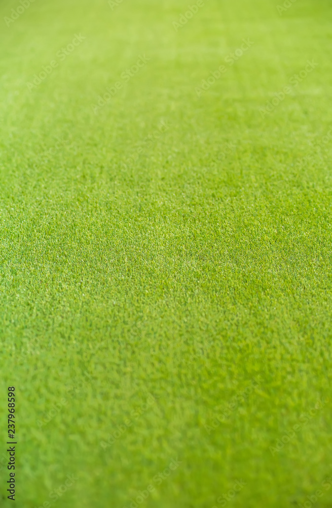 Closeup Artificial Green Grass for background