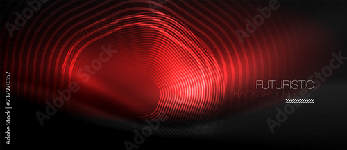 Neon glowing lines, magic energy space light concept, abstract background wallpaper design