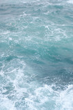 raging ocean blue water