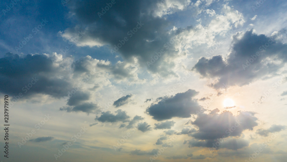The clouds and sky The clouds and sky