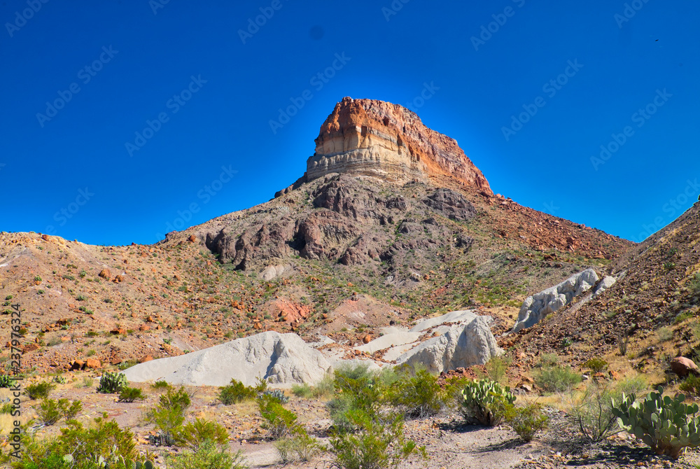 Desert mountain in Big Bend National Park