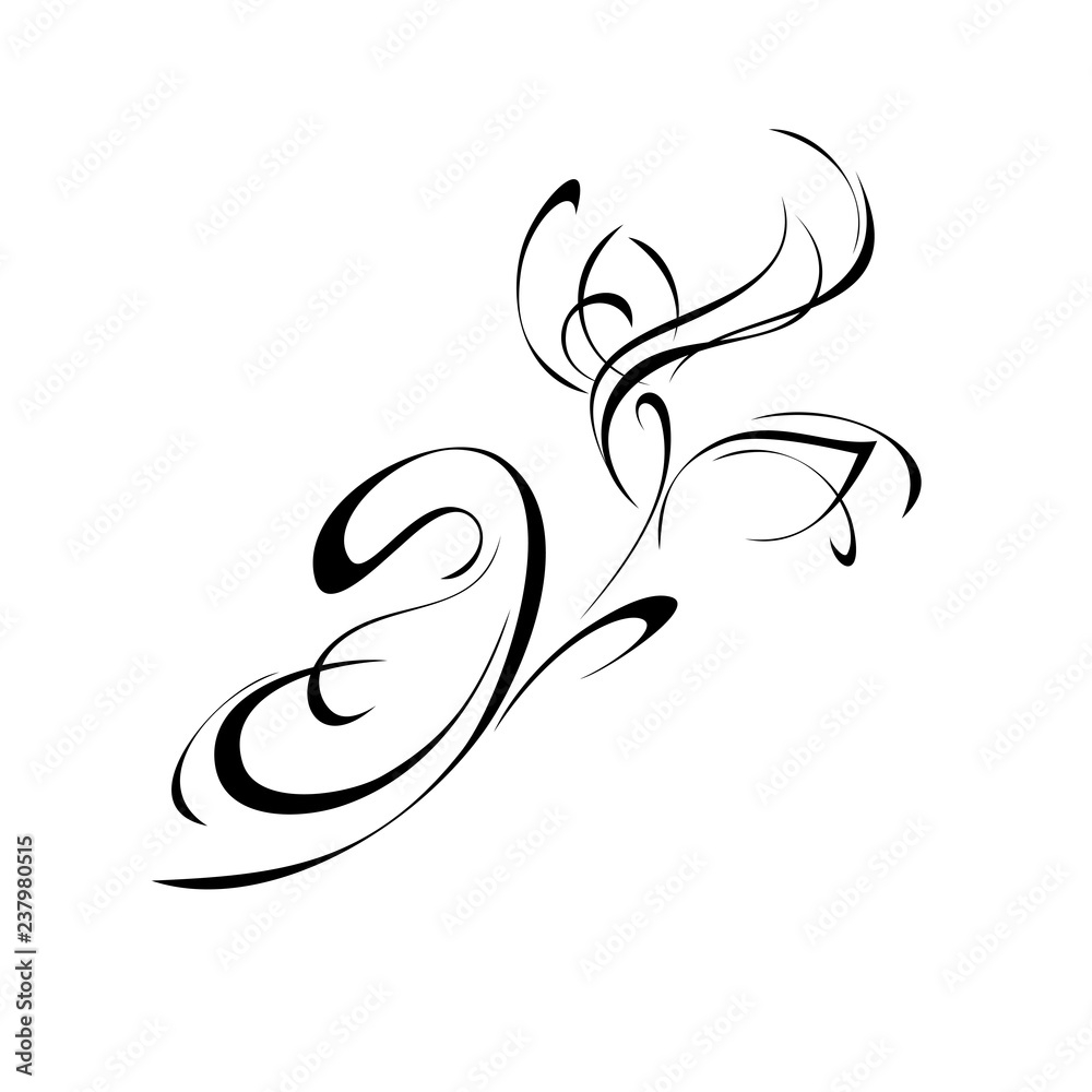 graphic abstract pattern in black lines on white background graphic abstract pattern in black lines on white background