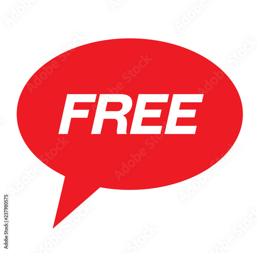 free stamp on white