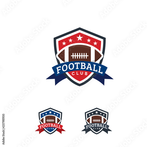 American Football logo designs Badge template, Rugby Logo badge