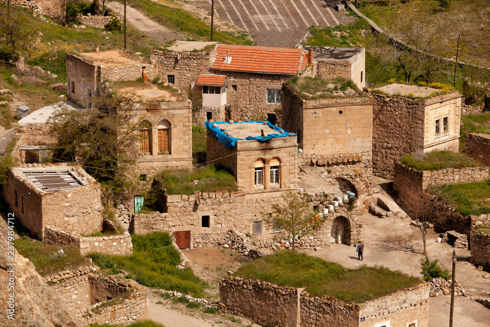 Stone houses in village Selime