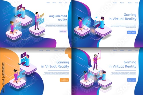 Isometric Online Communicating, Virtual Gaming