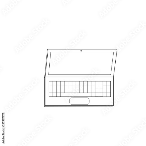 Laptop vector graphics