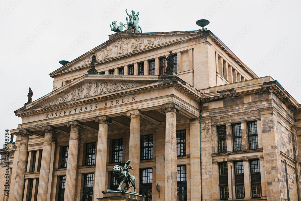 Fototapeta premium Beautiful view of the Concert House in Berlin in Germany.