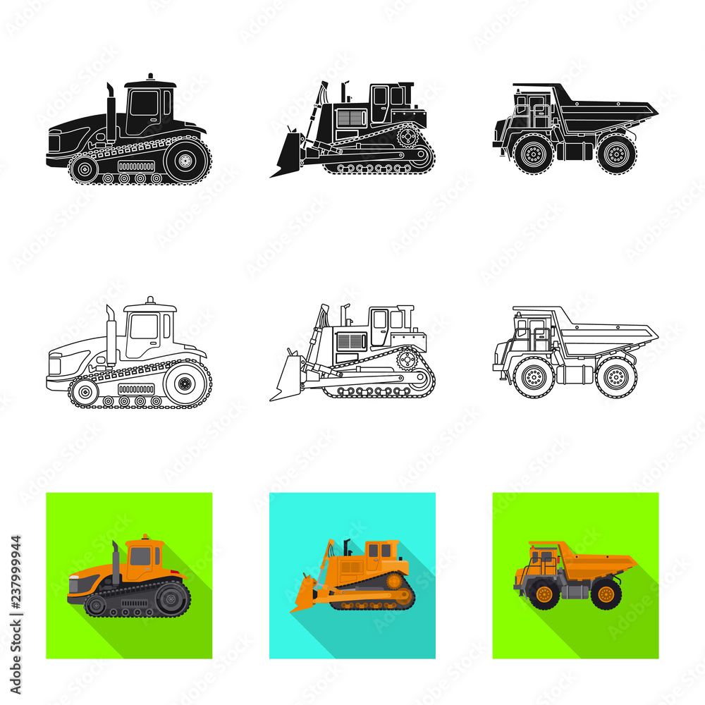 Vector illustration of build and construction sign. Collection of build and machinery stock symbol for web. Vector illustration of build and construction sign. Collection of build and machinery stock symbol for web.