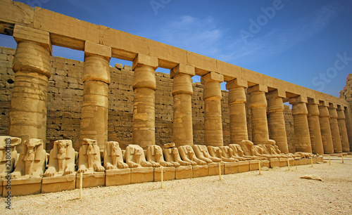 Anscient Temple of Karnak in Luxor - Ruined Thebes Egypt
 photo