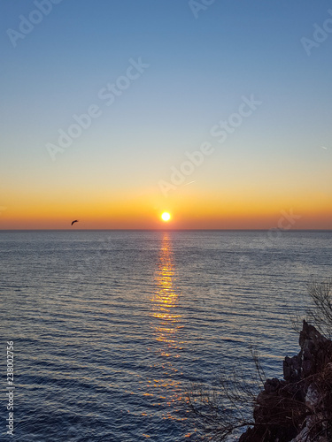 Sunset in Portofino, Liguria, Italy
