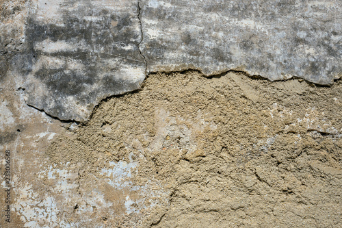 Old plastered wall. photo