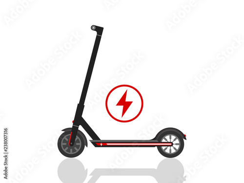 Electric Scooter Icon illustration Vector