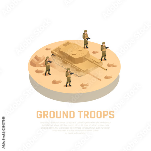 Military Isometric Composition 