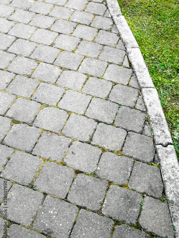 stone paved road