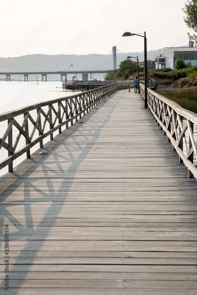 Riverside Pier Walk, Noia, Galicia