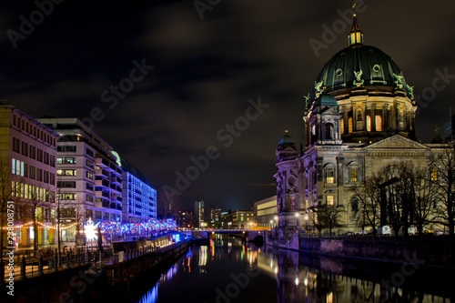 Canvas Print Berliner Dom, Blick von der Friedrichsbrücke