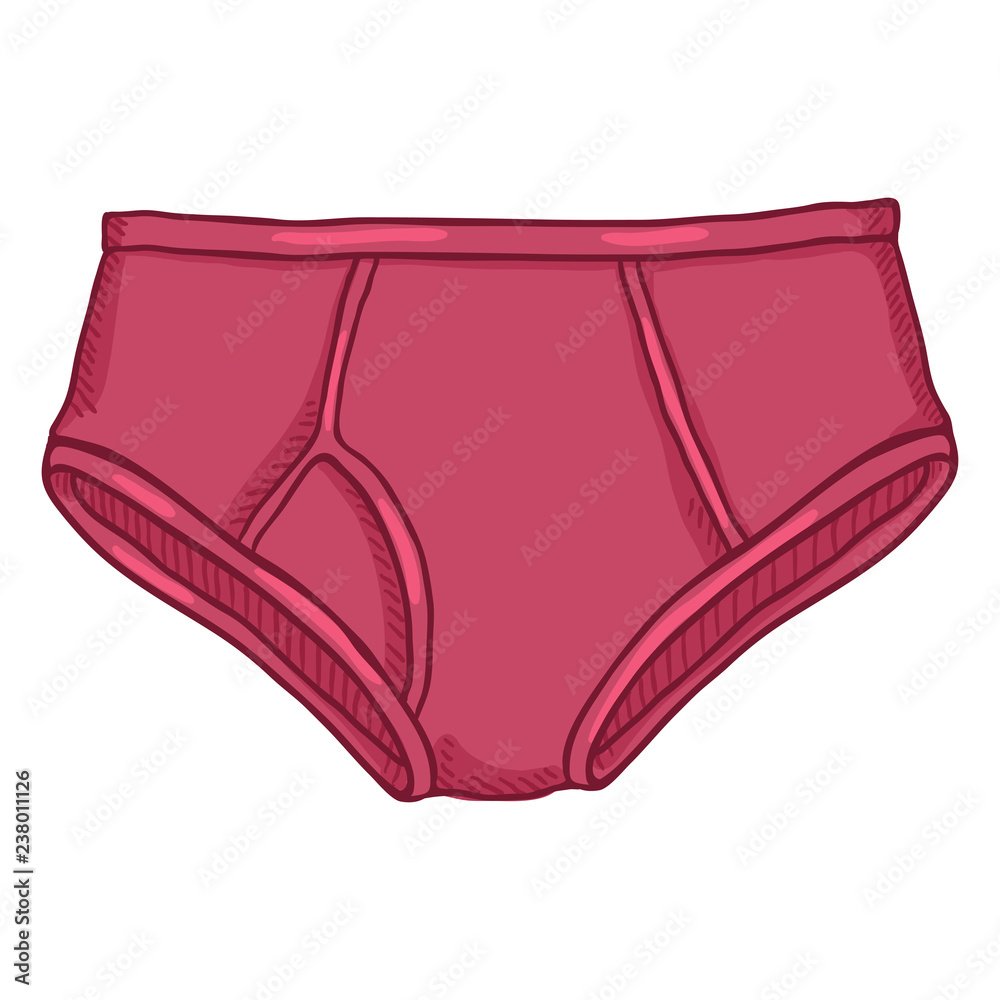 Vector Cartoon Pink Mens Underwear. Male Briefs. Stock Vector Adobe Stock