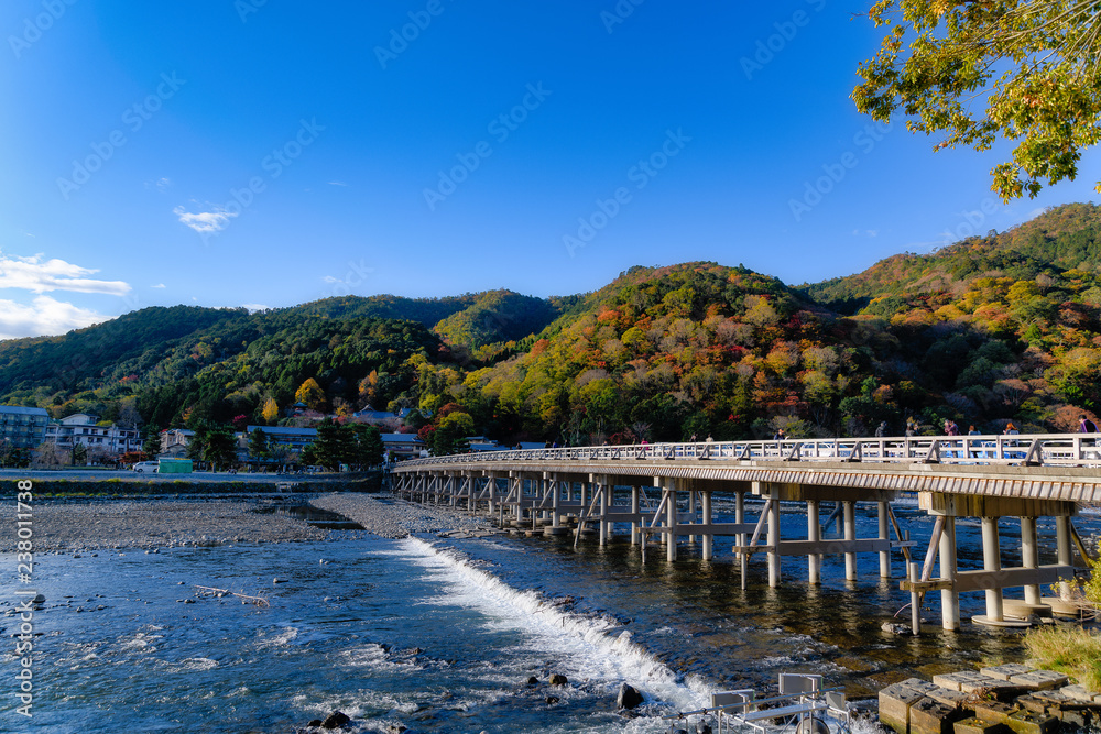 京都　嵐山の紅葉