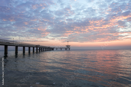 Fototapeta Naklejka Na Ścianę i Meble -  Beautiful sunrise on the beach