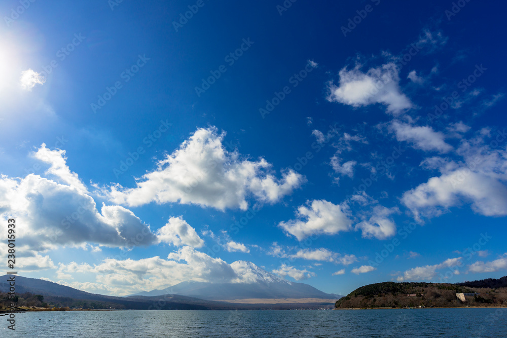 山中湖畔の雲 山中湖畔の雲