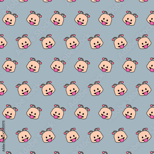 Snail - emoji pattern 37