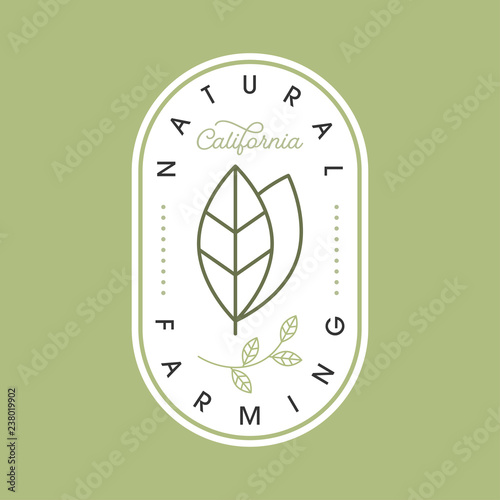 Natural Farming Badge (Live Stroke Path)