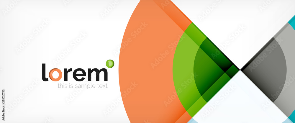 Modern geometric circles abstract background, colorful round shapes with shadow effects Modern geometric circles abstract background, colorful round shapes with shadow effects