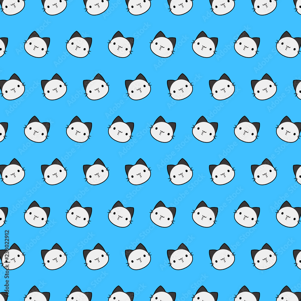 Street cat - emoji pattern 15