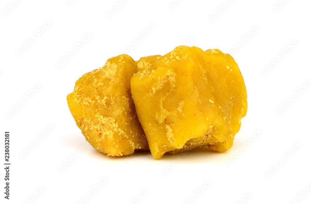 Asafoetida Dried Resin Gum Medicinal Cure and Culinary Spice, Isolated