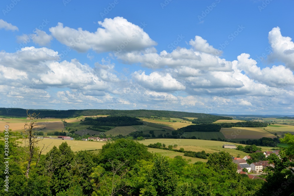 Paysage de la Nièvre en Bourgogne Franche Comté