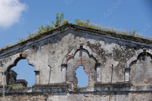 Kirche, Mauer, Zerstörung, photo