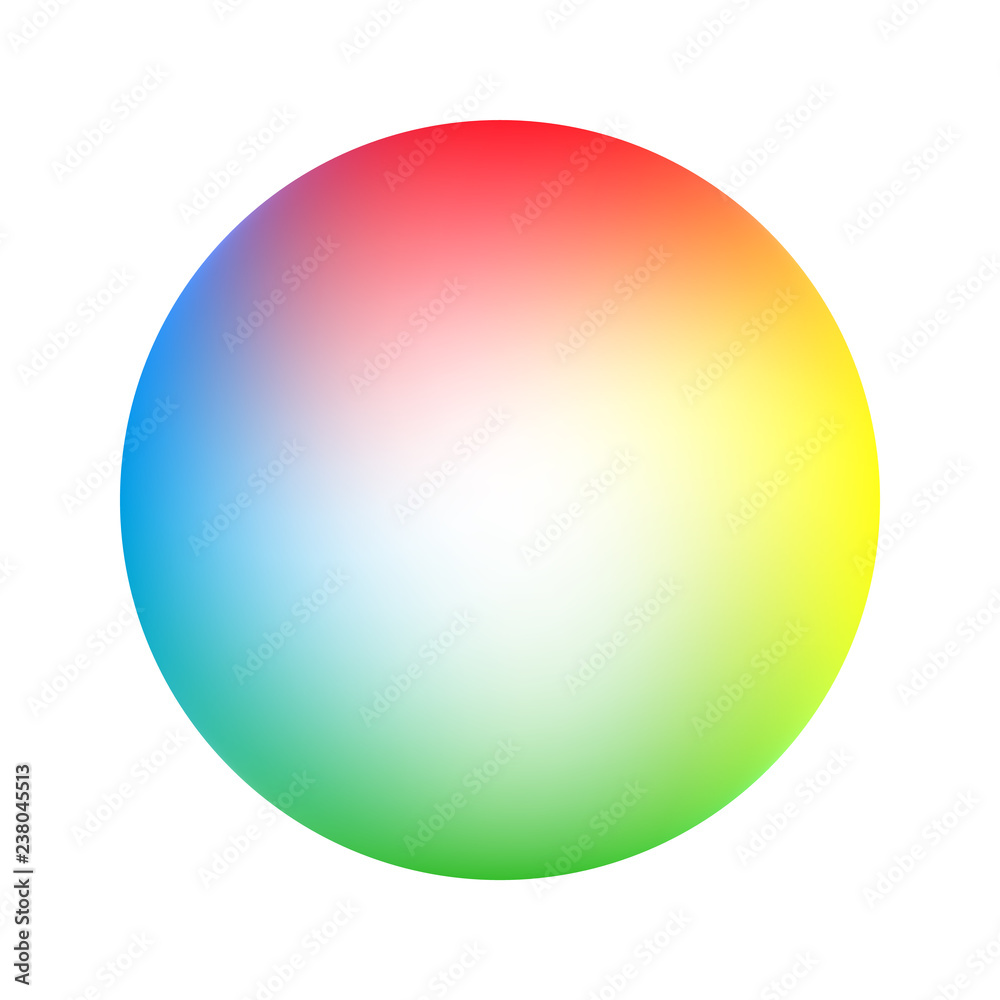 Round soft color gradient. Modern abstract background. Vector illustration background