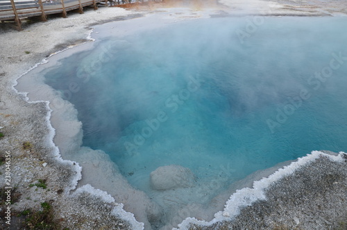WEST THUMB BASIN ABYSS POOL YELLOWSTONE NATIONAL PARK (WYOMING) USA